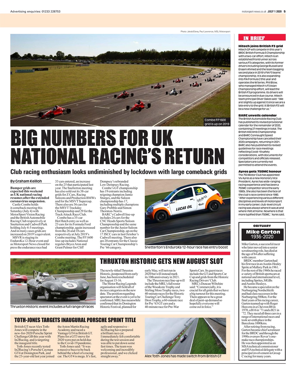 Motorsport News Preview Pages