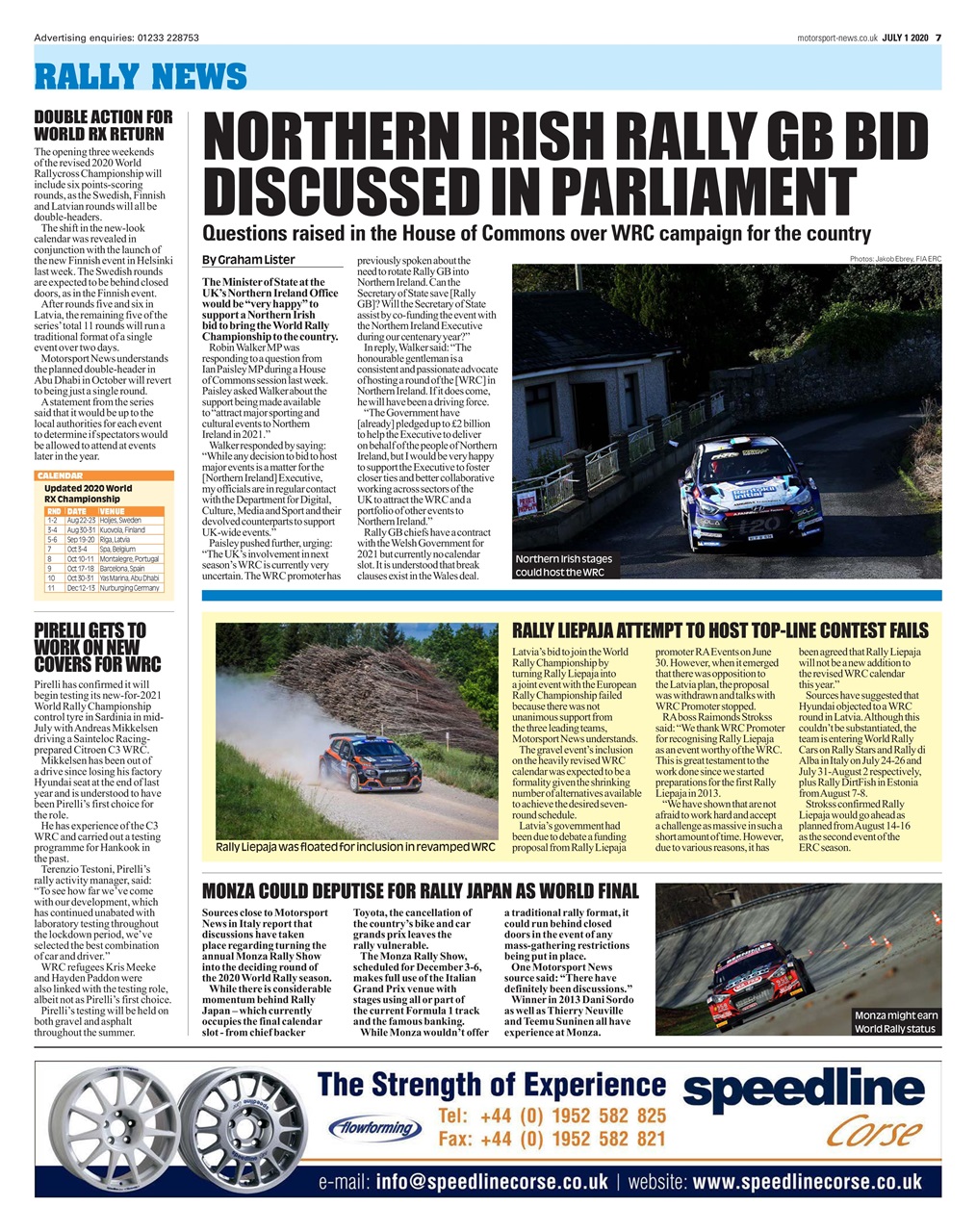 Motorsport News Preview Pages