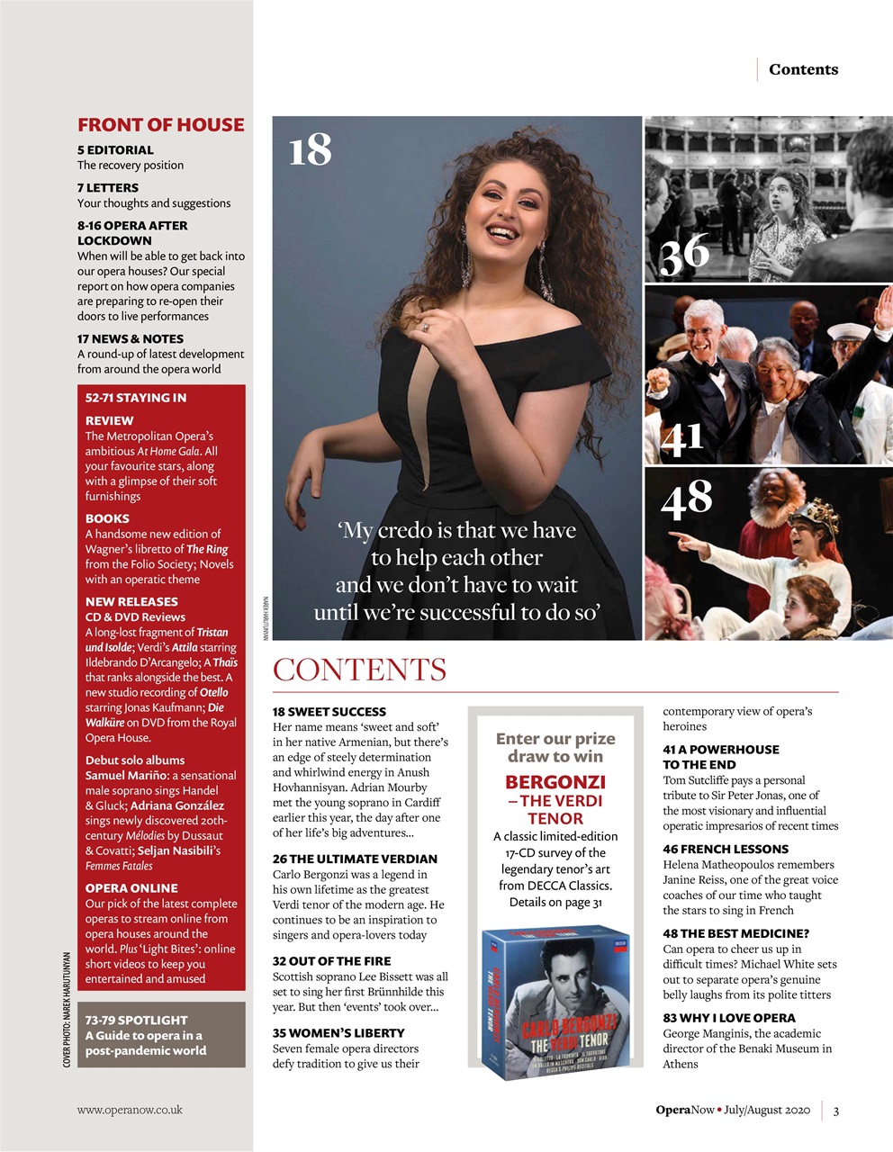 Opera Now Preview Pages