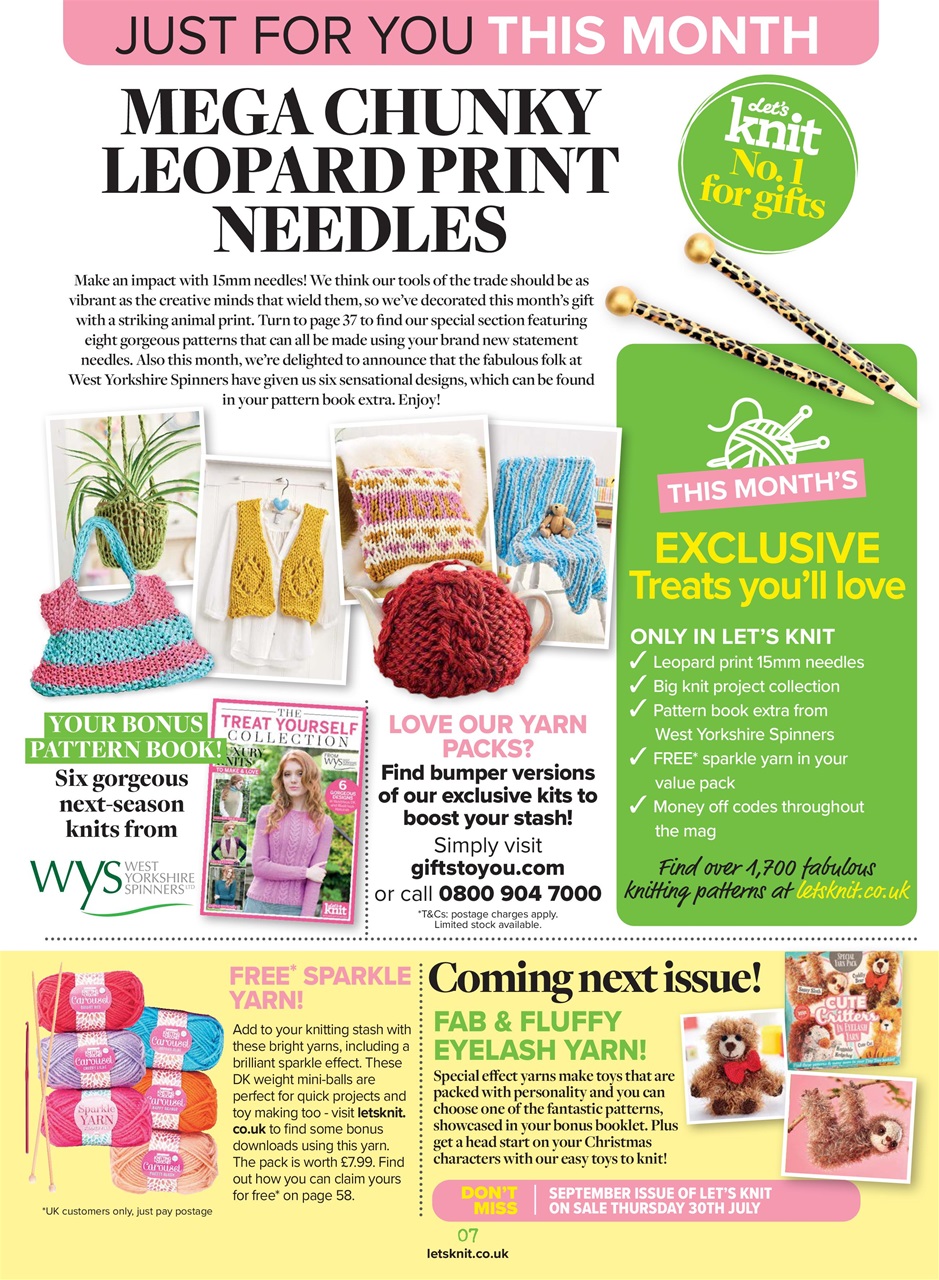 Let's Knit Preview Pages