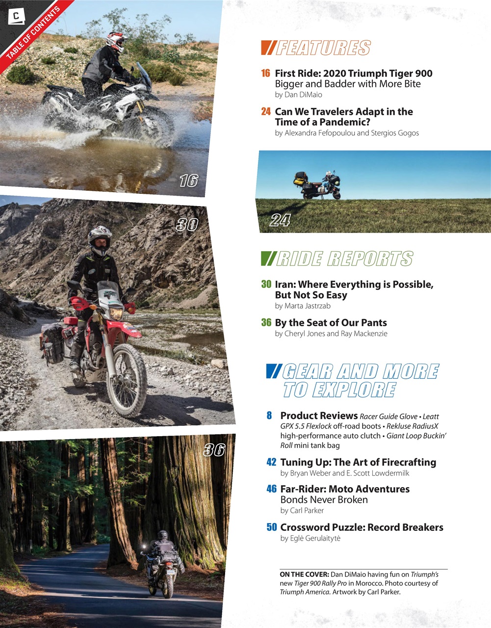 Adventure Motorcycle Preview Pages