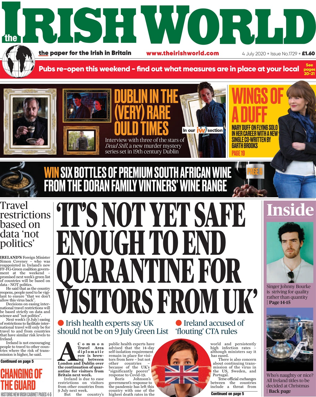 Irish World Preview Pages