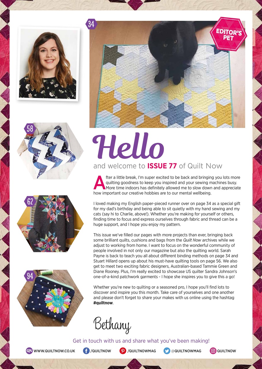 Quilt Now Preview Pages