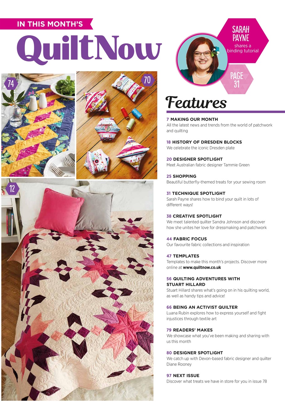 Quilt Now Preview Pages