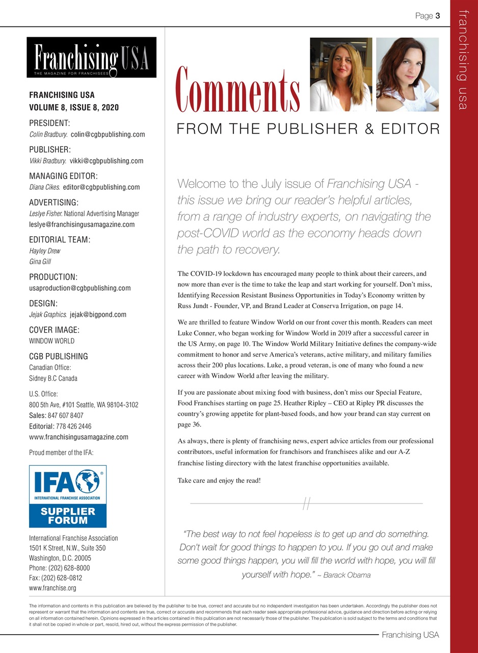 Franchising USA Preview Pages