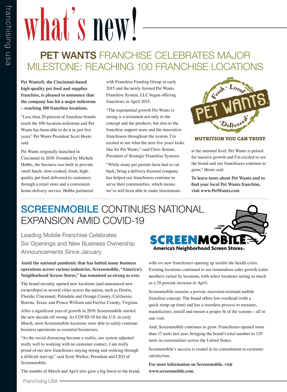 Franchising USA Preview Pages