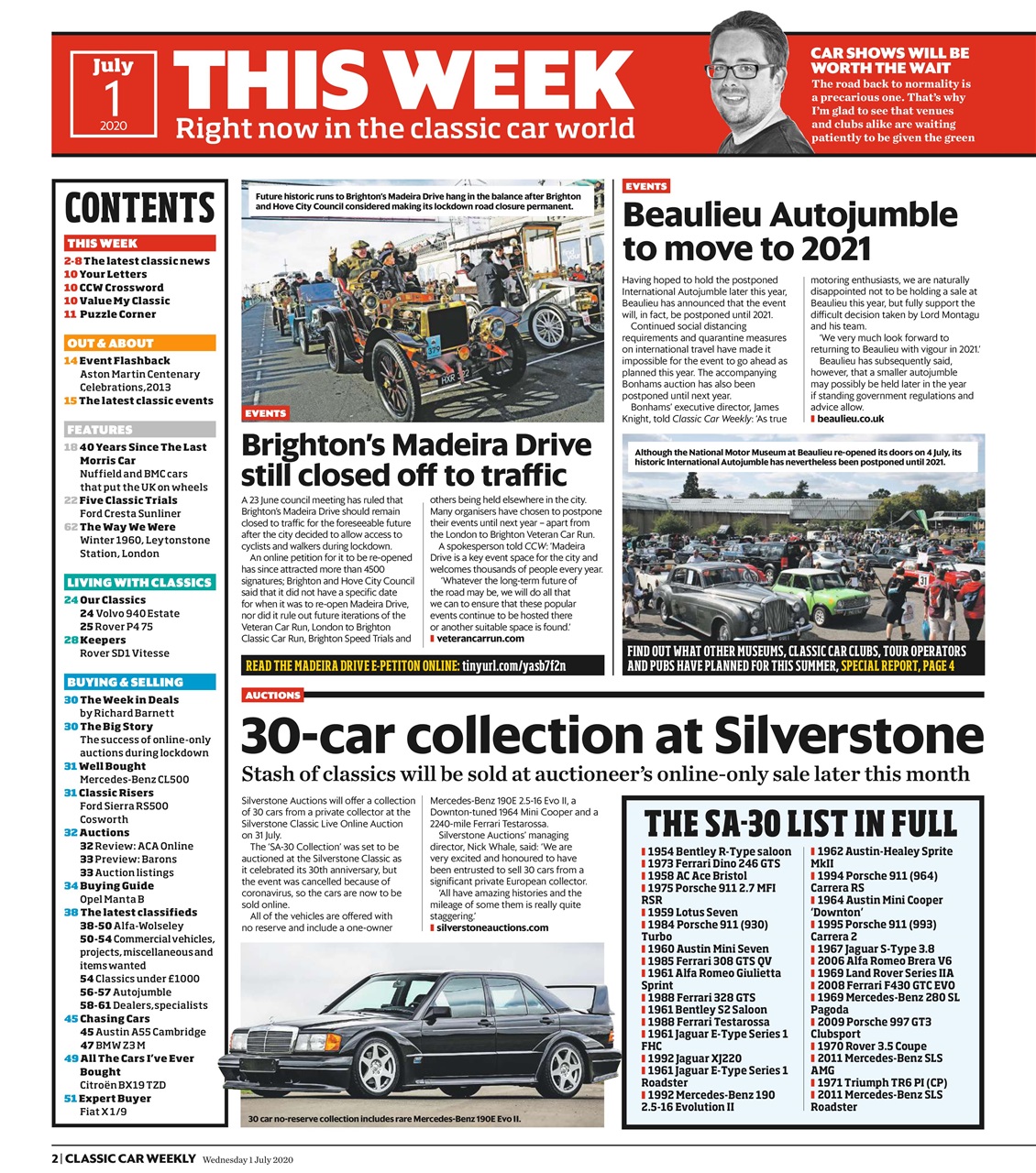 Classic Car Weekly Preview Pages