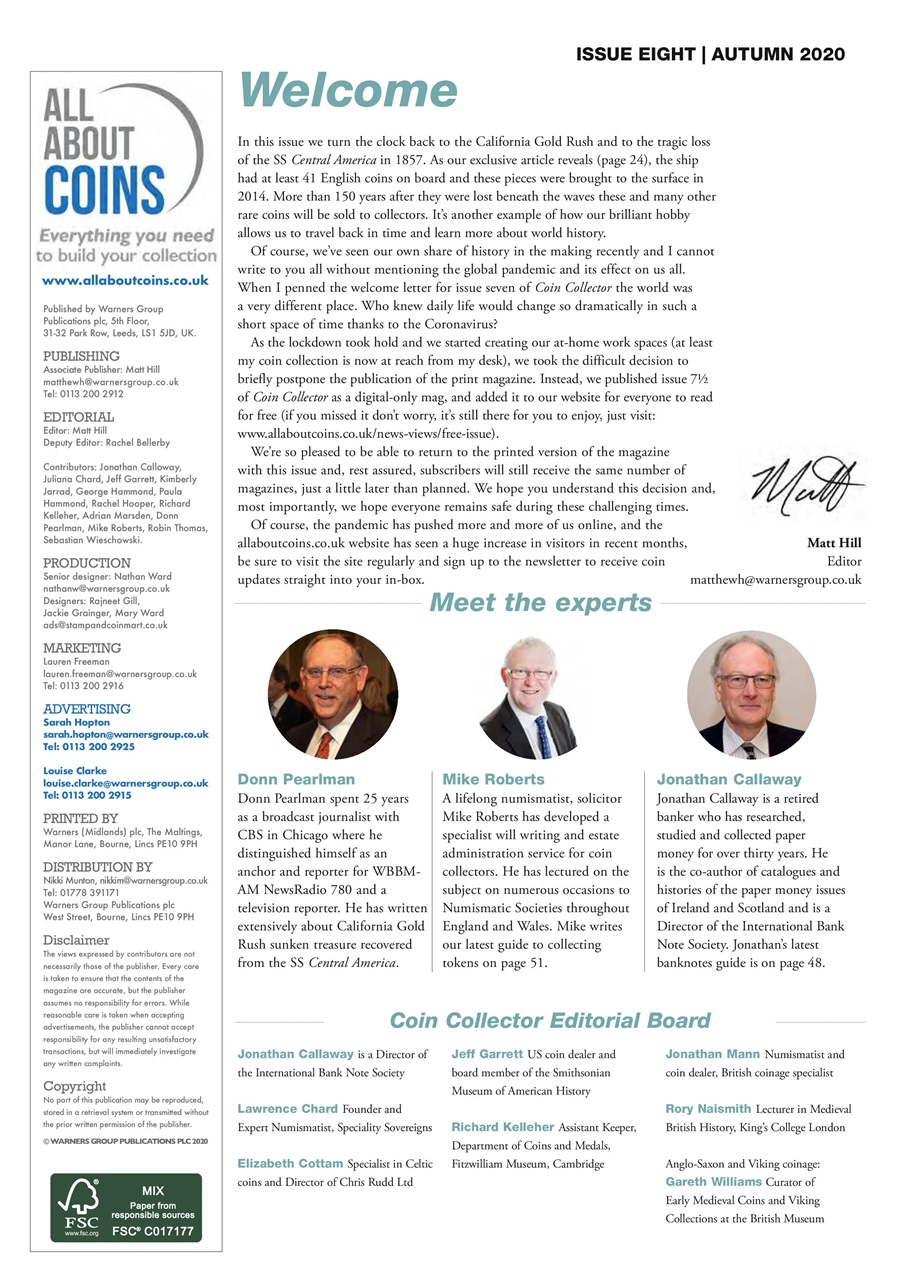 Coin Collector Preview Pages