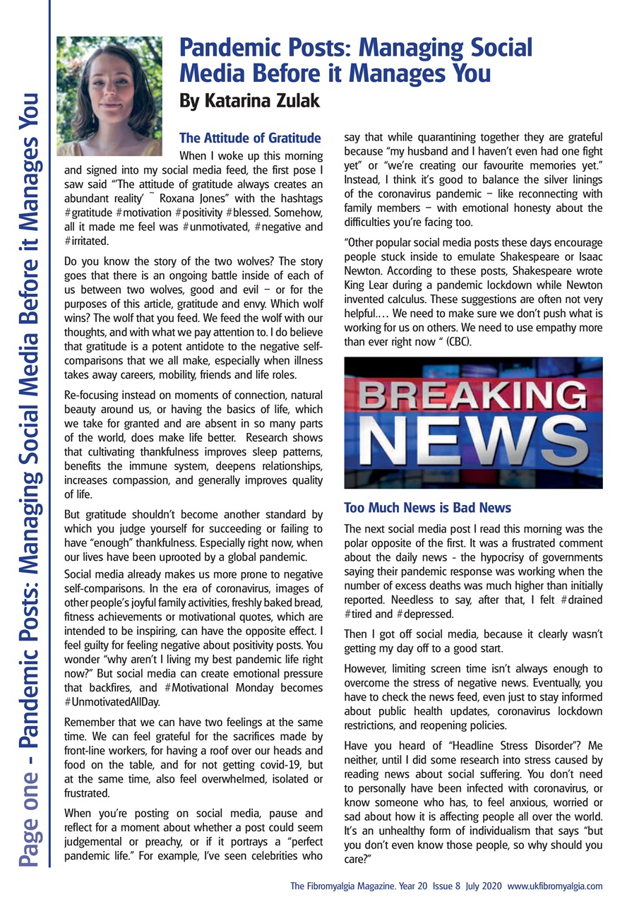 Fibromyalgia Magazine Preview Pages