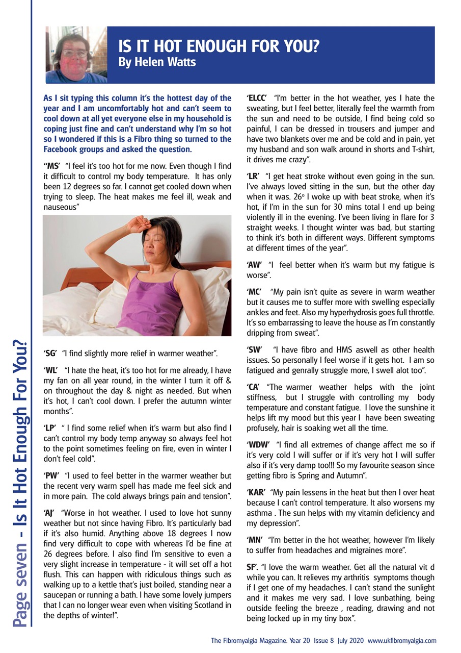 Fibromyalgia Magazine Preview Pages