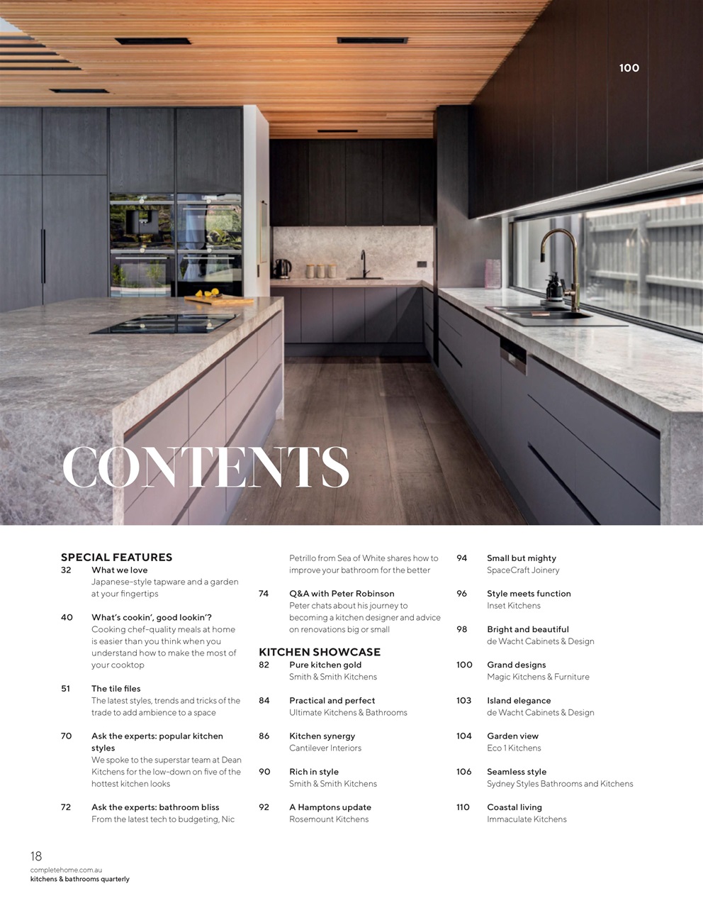 Kitchens & Bathrooms Quarterly Preview Pages