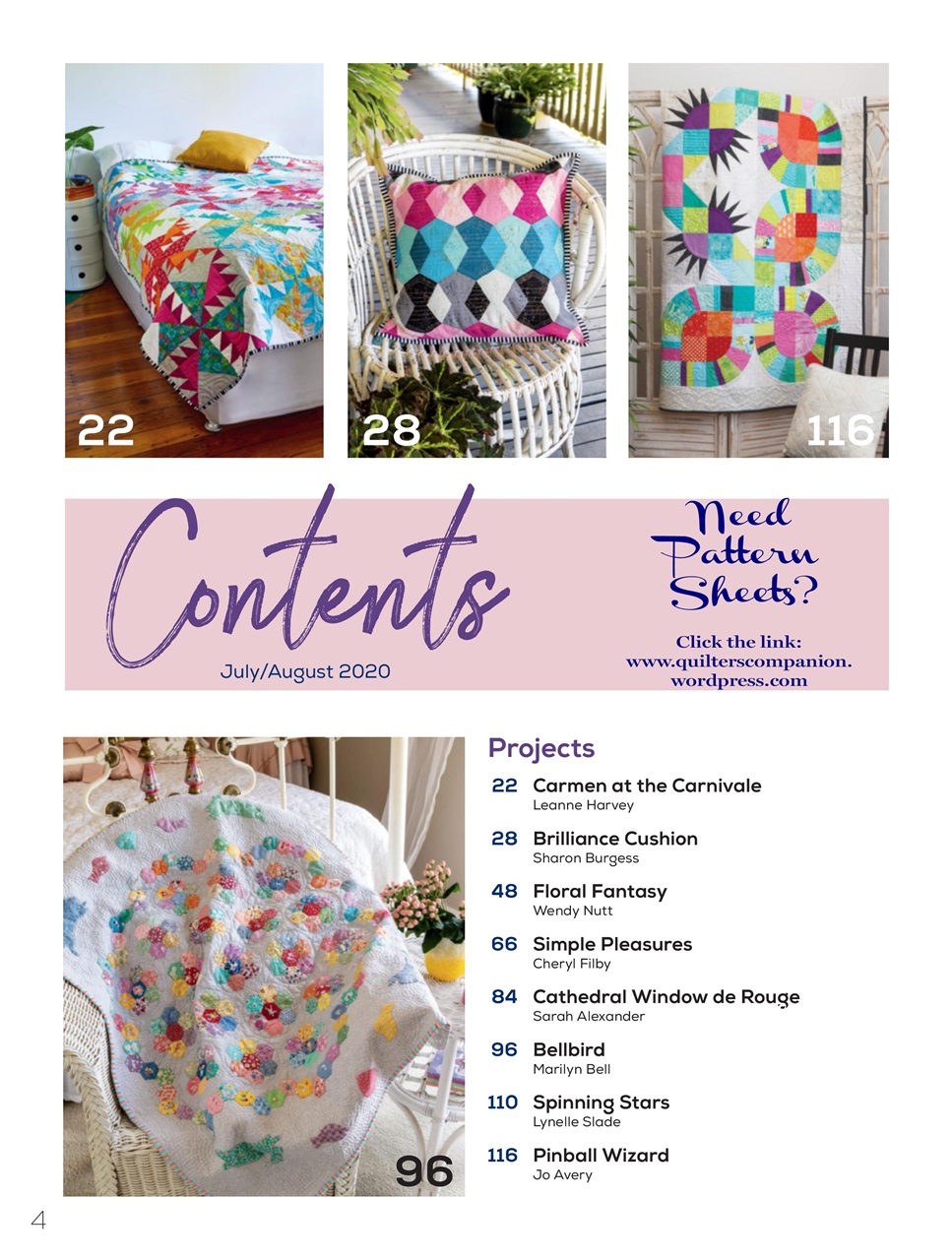 Quilters Companion Preview Pages