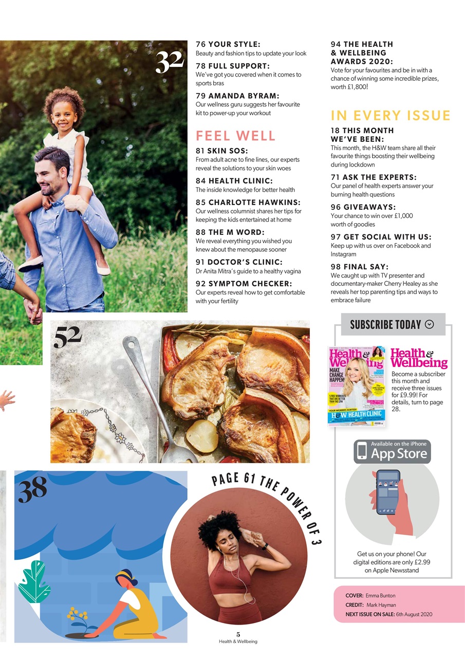 Health & Wellbeing Preview Pages
