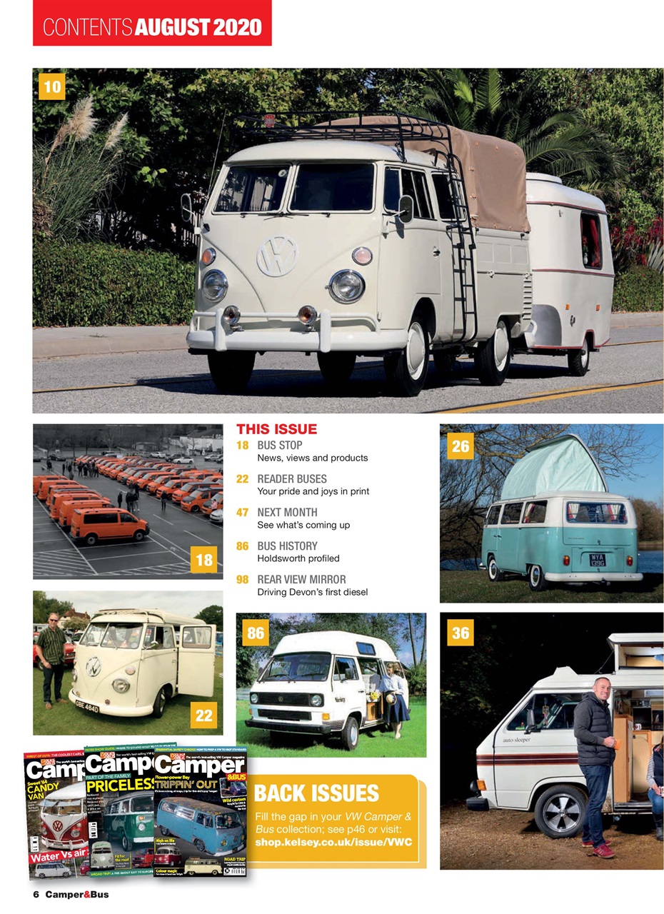 VW Camper Preview Pages