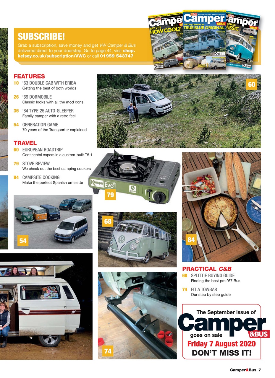 VW Camper Preview Pages