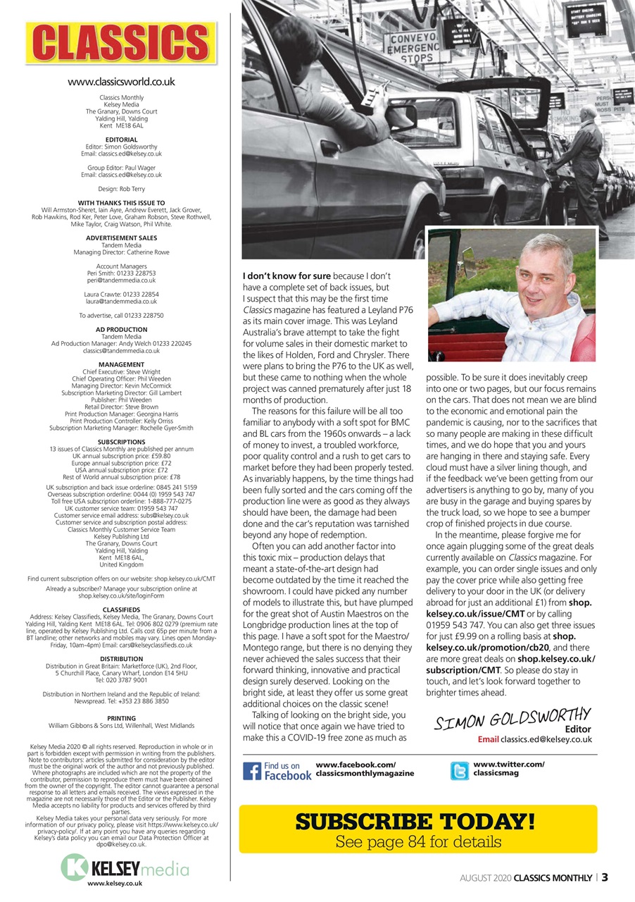 Classics World Preview Pages