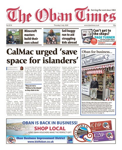The Oban Times & Lochaber Times issue 