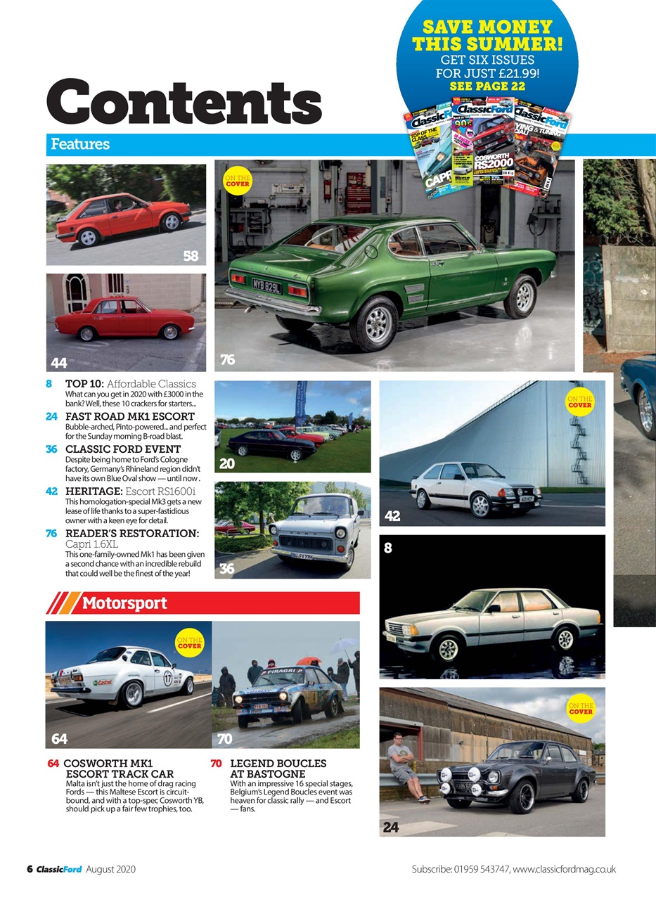 Classic Ford Preview Pages