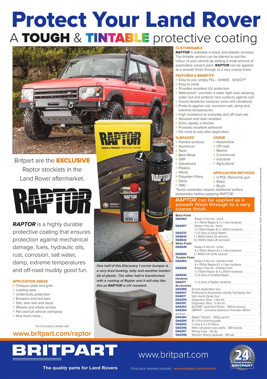 Land Rover Owner Preview Pages