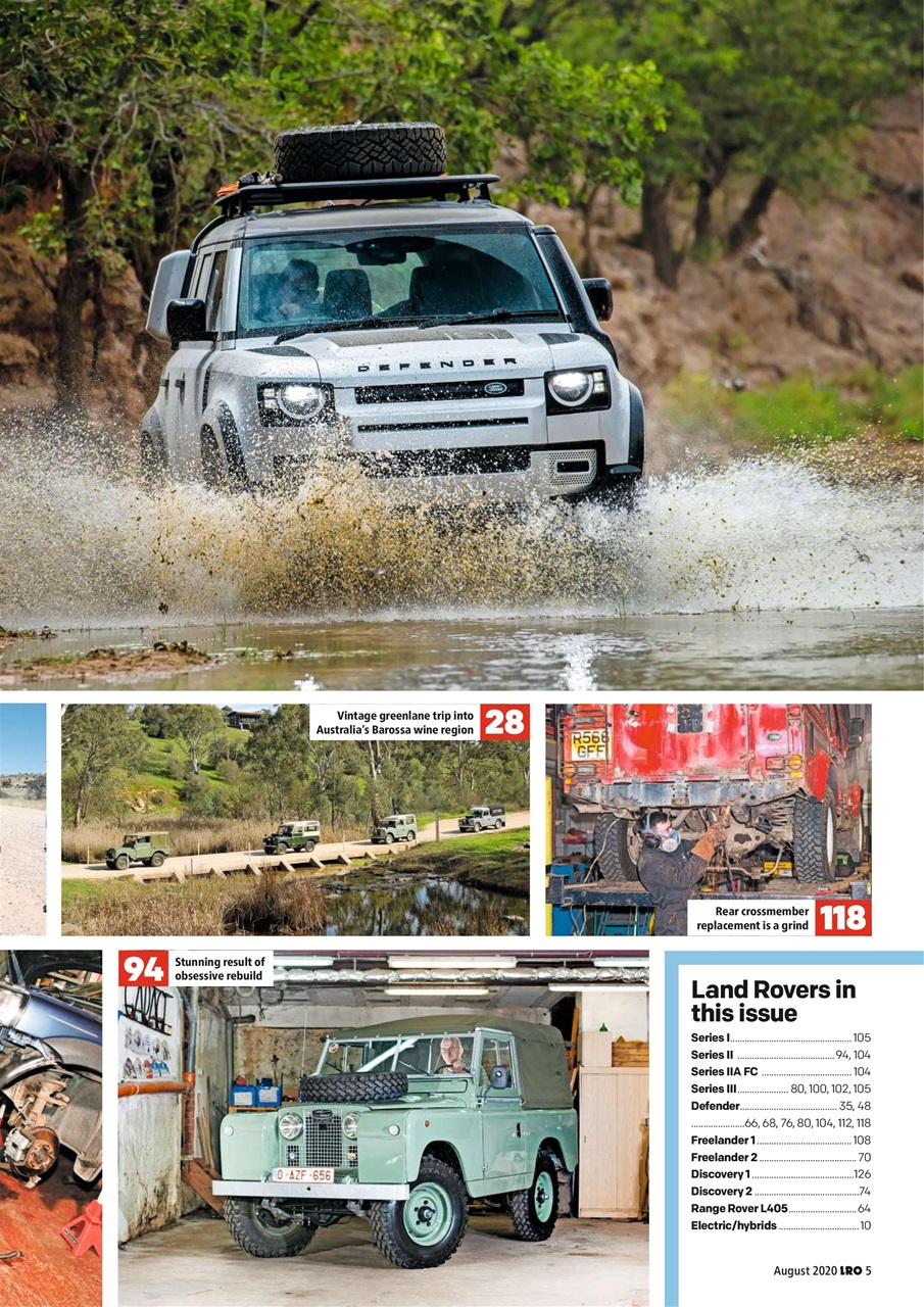 Land Rover Owner Preview Pages