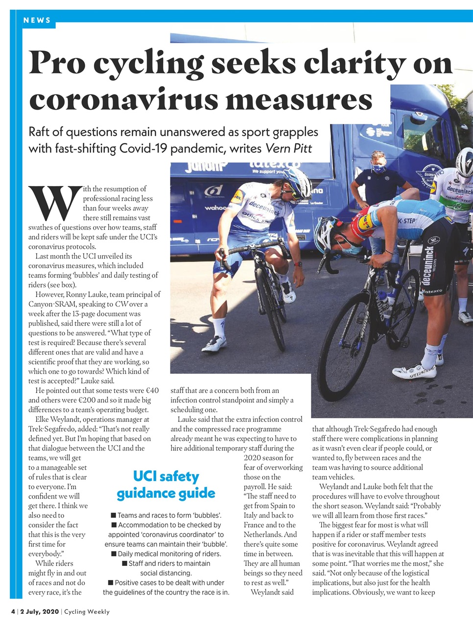 Cycling Weekly Preview Pages