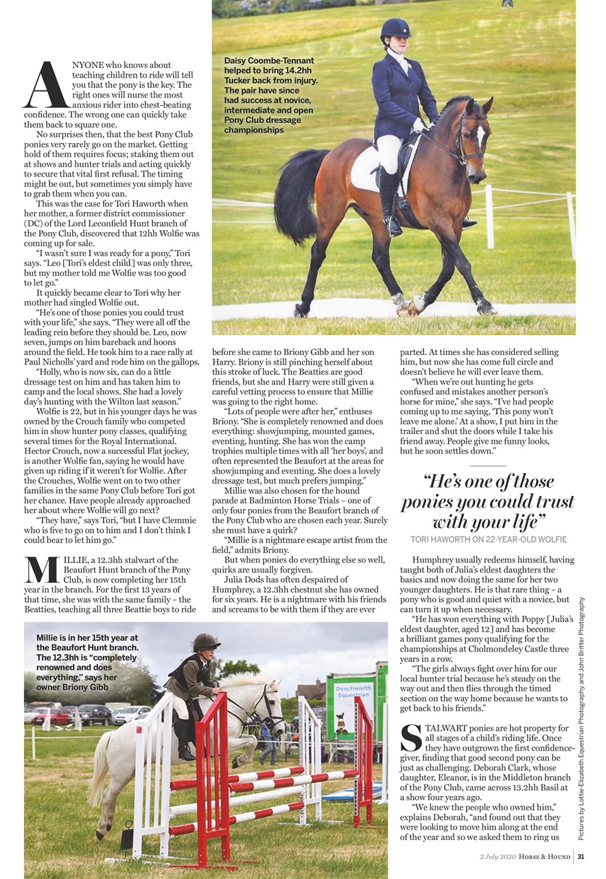 Horse & Hound Preview Pages