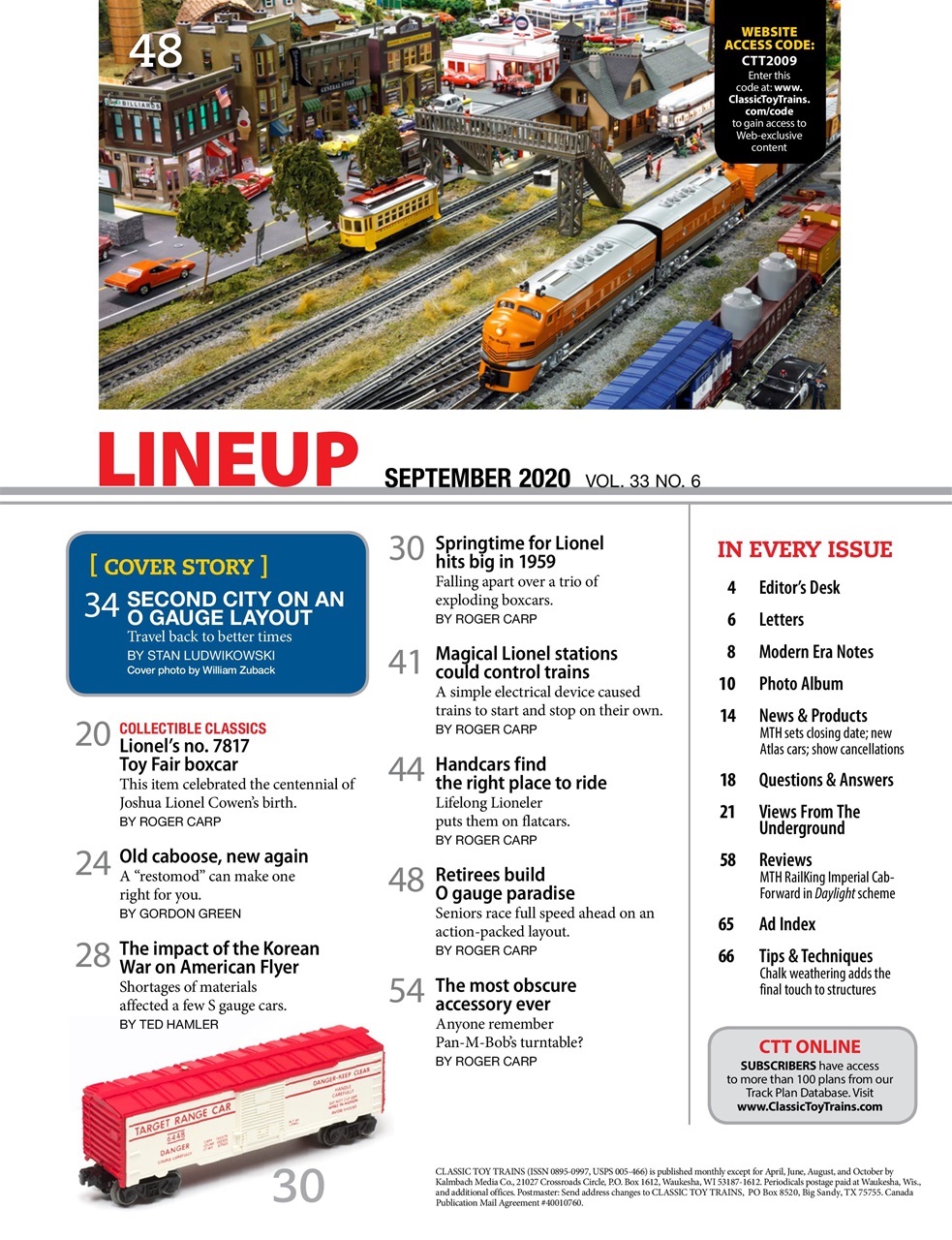 Classic Toy Trains Preview Pages