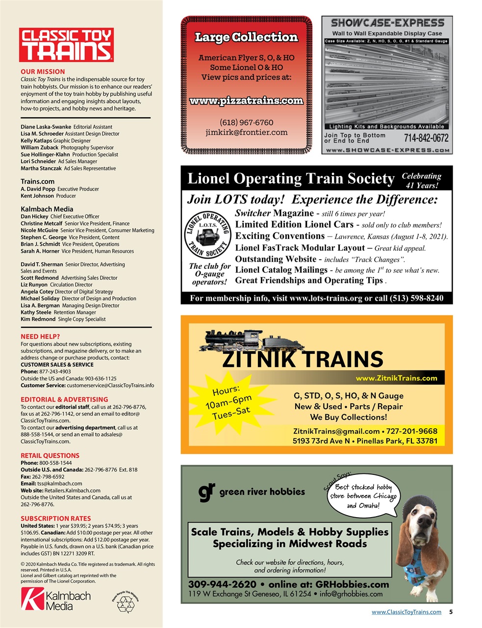 Classic Toy Trains Preview Pages