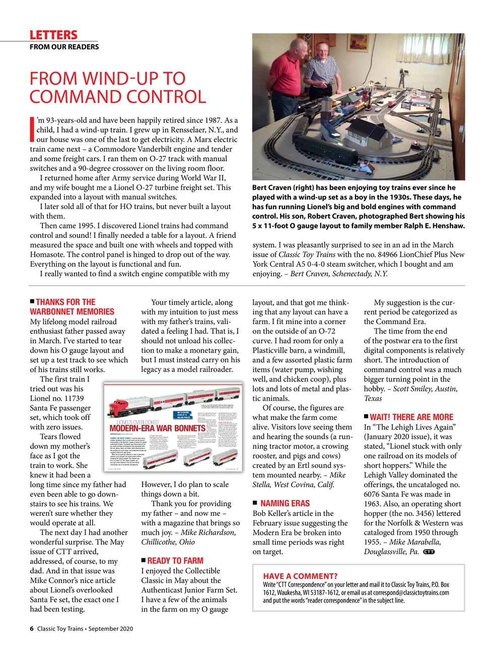 Classic Toy Trains Preview Pages