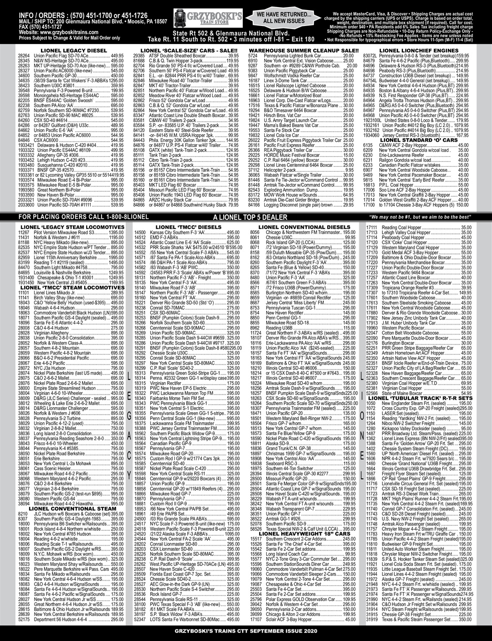 Classic Toy Trains Preview Pages