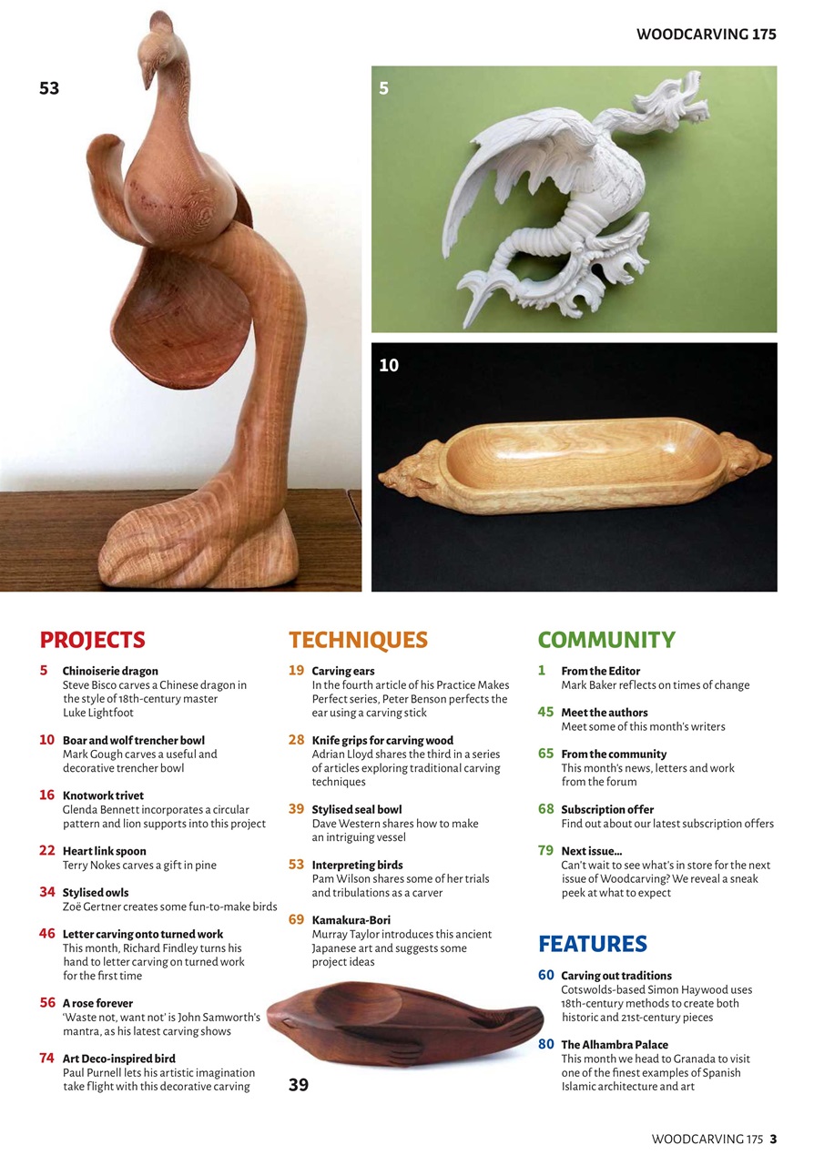 Woodcarving Preview Pages