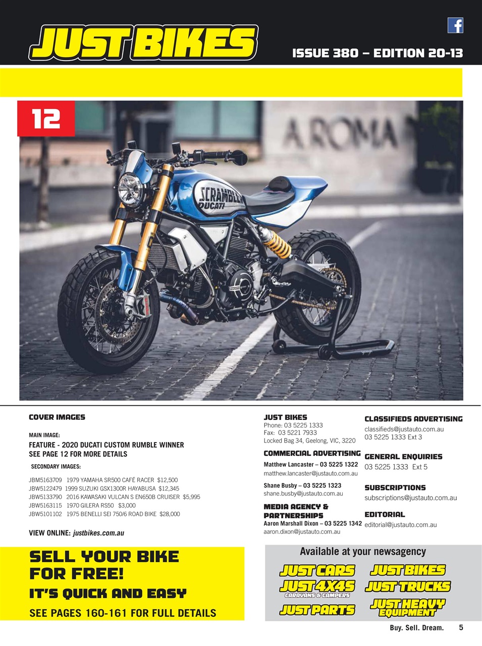 JUST BIKES Preview Pages