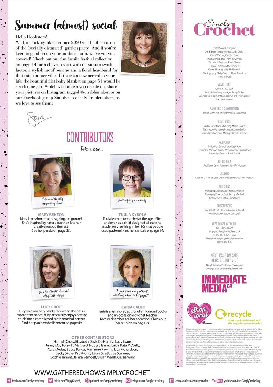 Simply Crochet Preview Pages