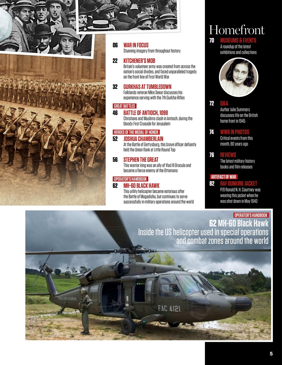 History of War Preview Pages