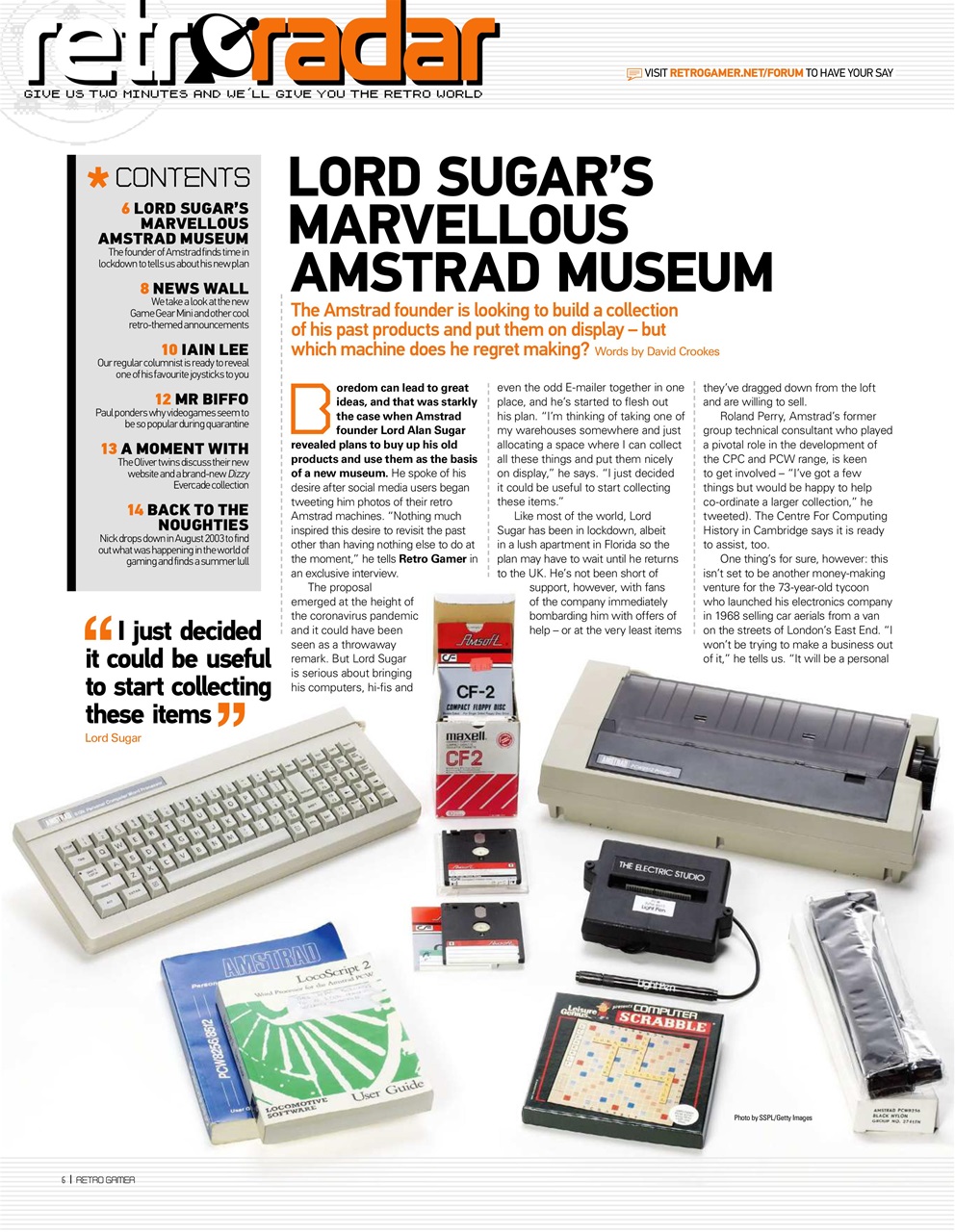 Retro Gamer Preview Pages