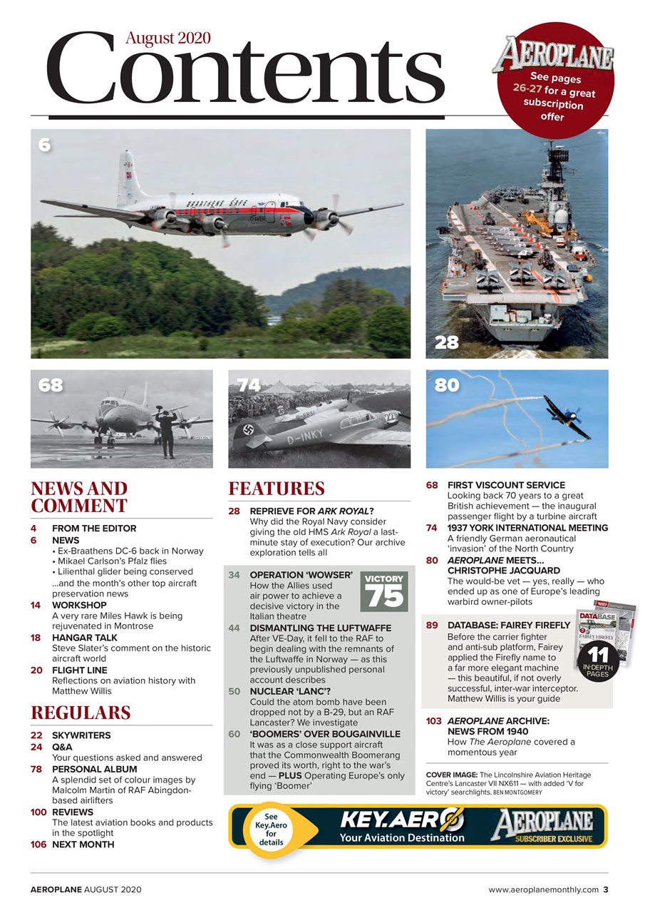 Aeroplane Preview Pages