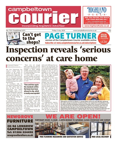 Campbeltown Courier issue 03/07/20
