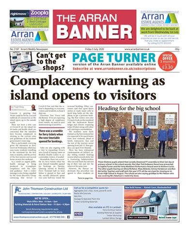 Arran Banner issue 3 July 2020
