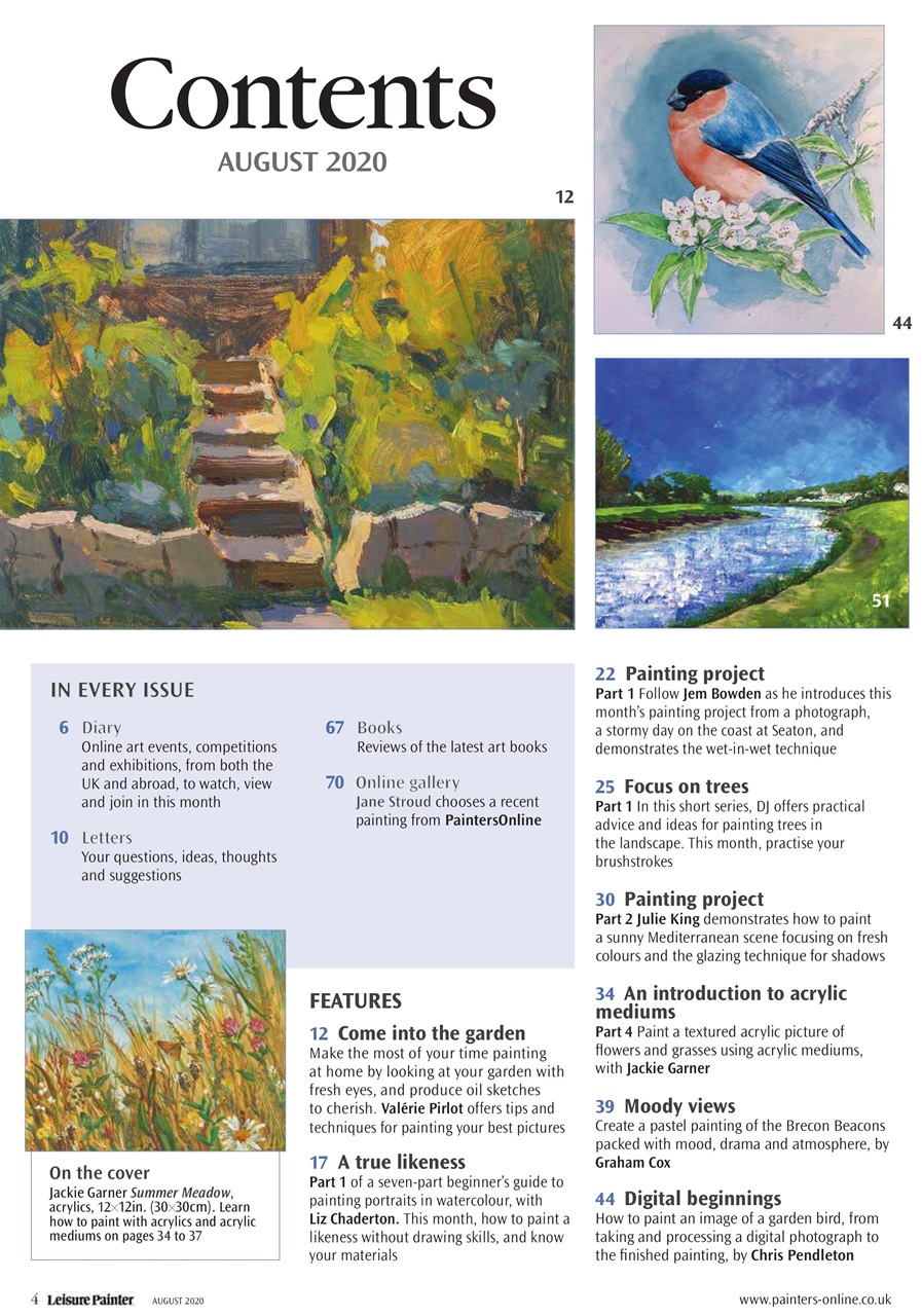 Leisure Painter & The Artist Preview Pages