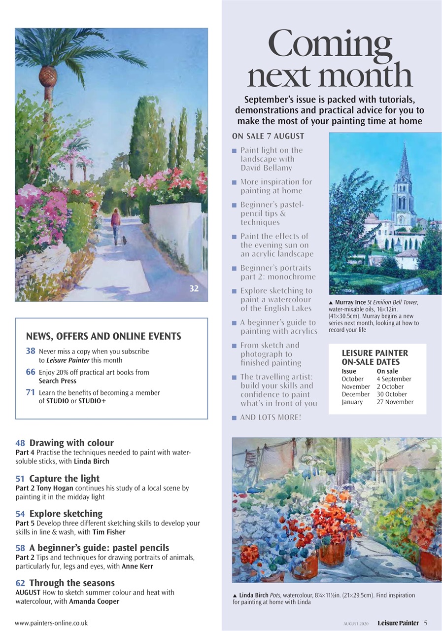 Leisure Painter & The Artist Preview Pages