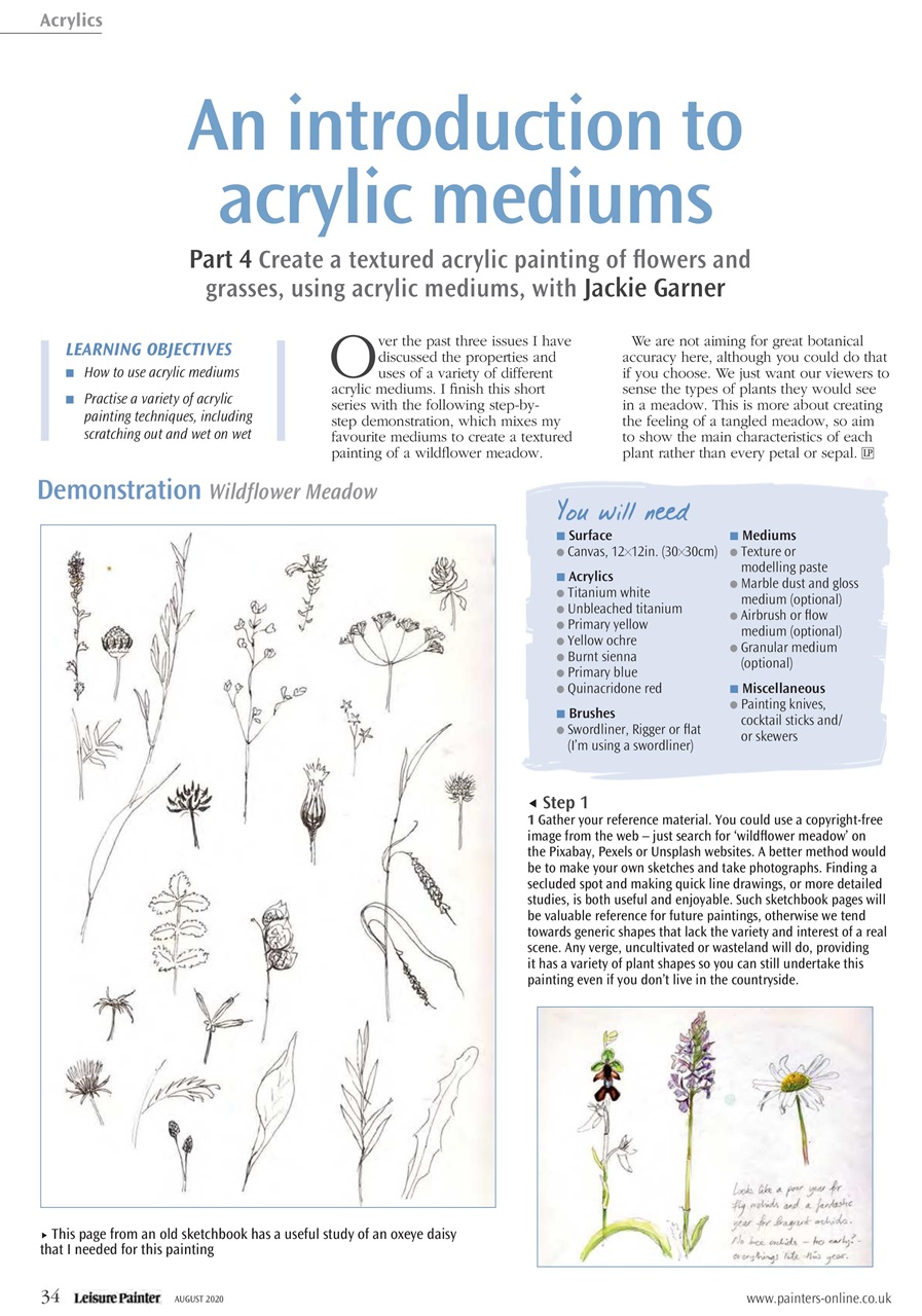 Leisure Painter & The Artist Preview Pages