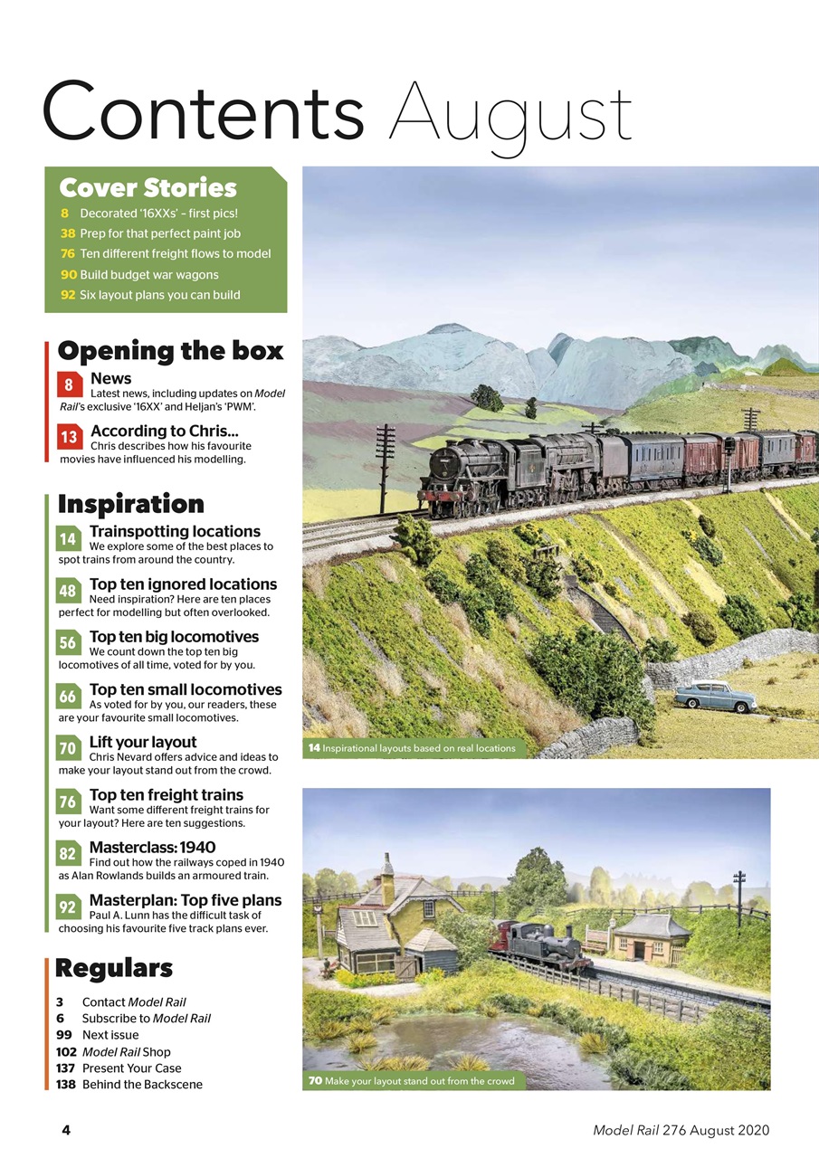 Model Rail Preview Pages
