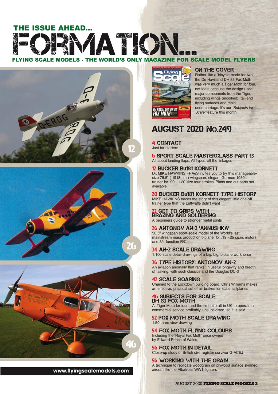 Flying Scale Models Preview Pages