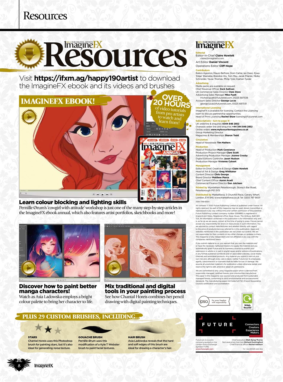 ImagineFX Preview Pages