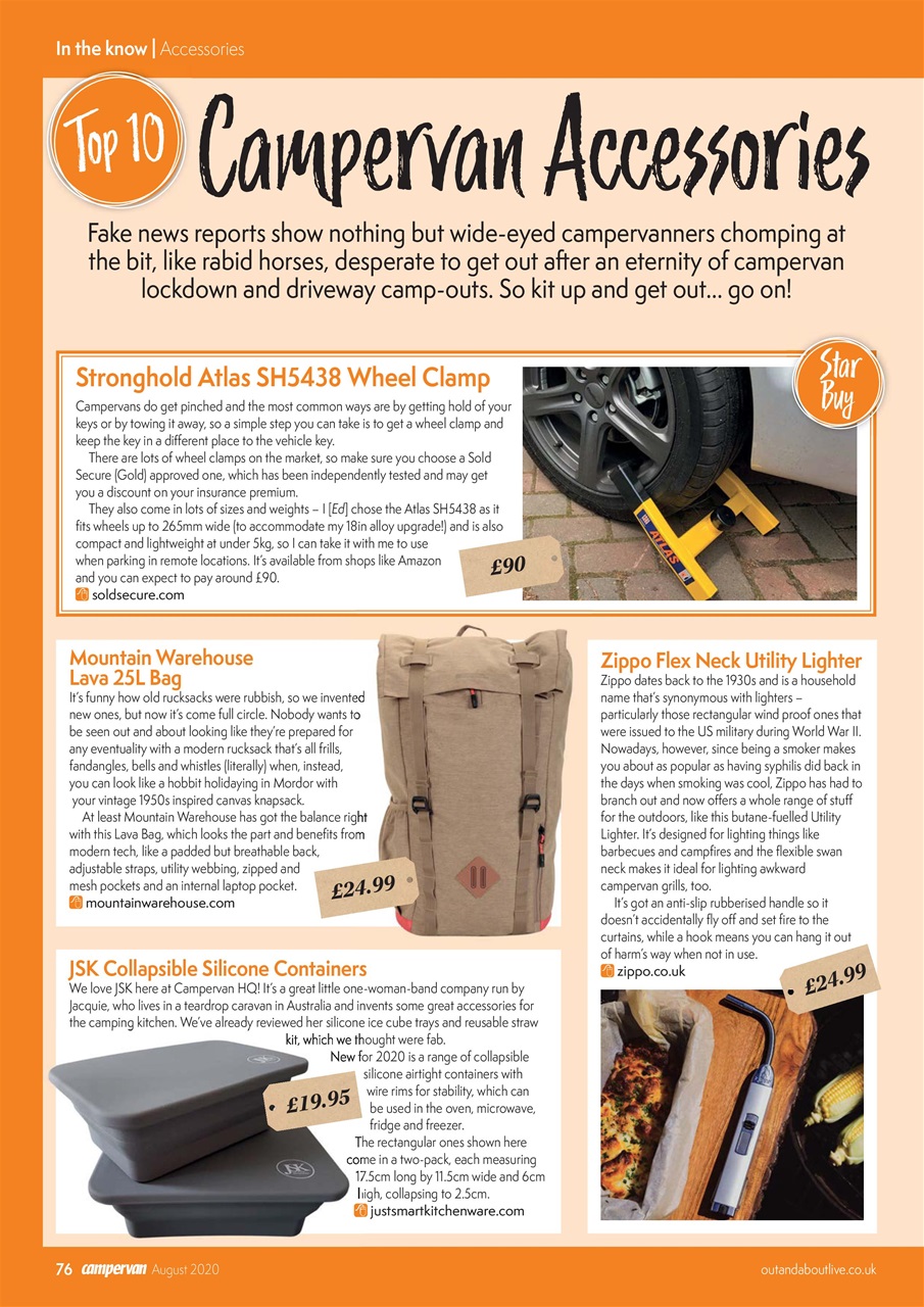 Campervan Preview Pages