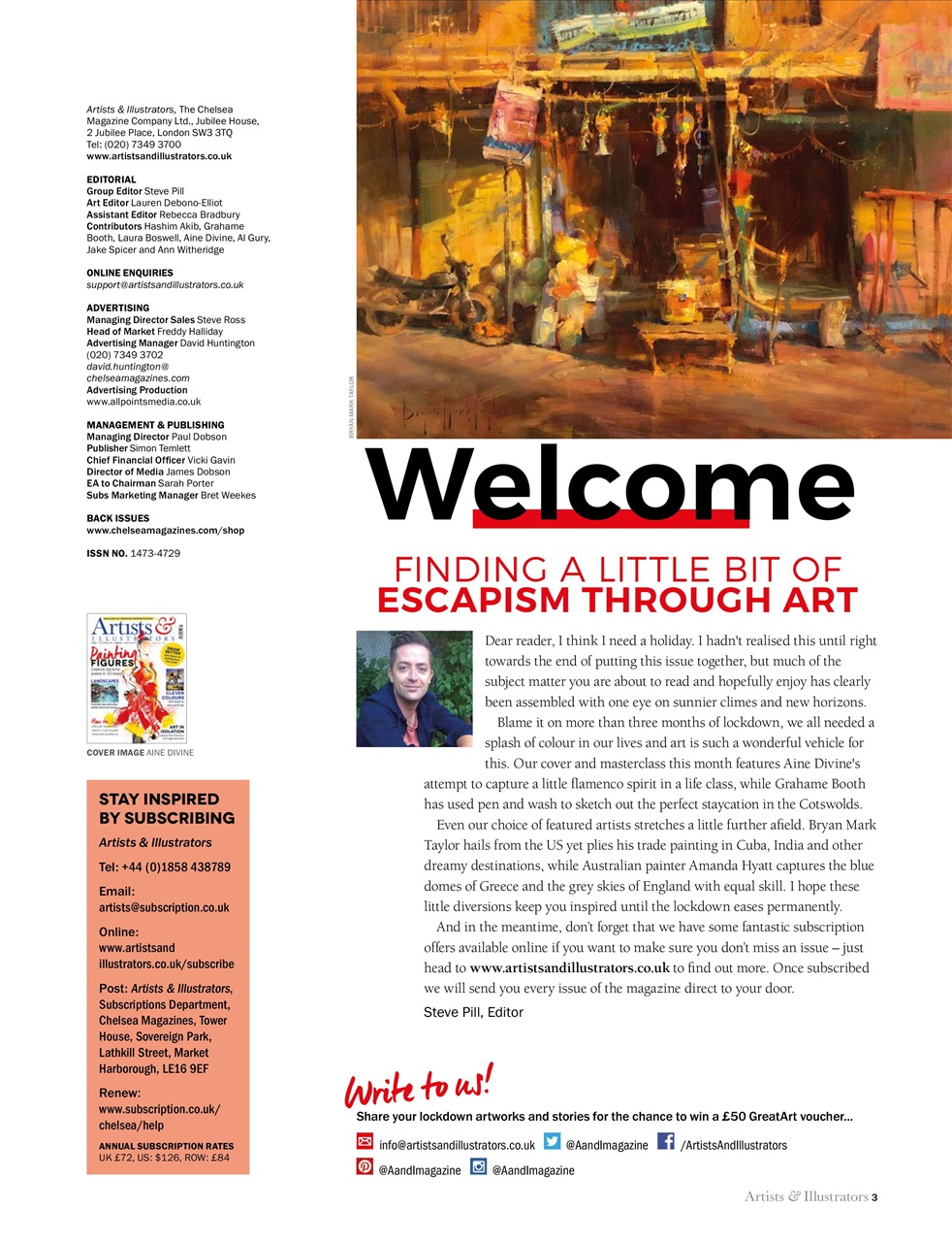 Artists & Illustrators Preview Pages