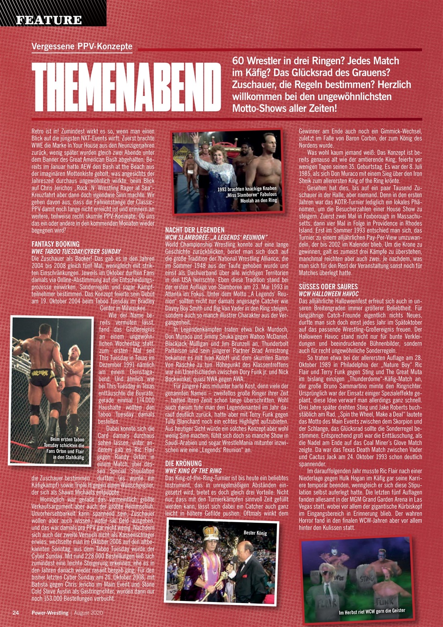 Power-Wrestling Preview Pages