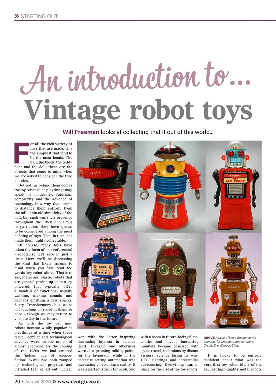 Collectors Gazette Preview Pages