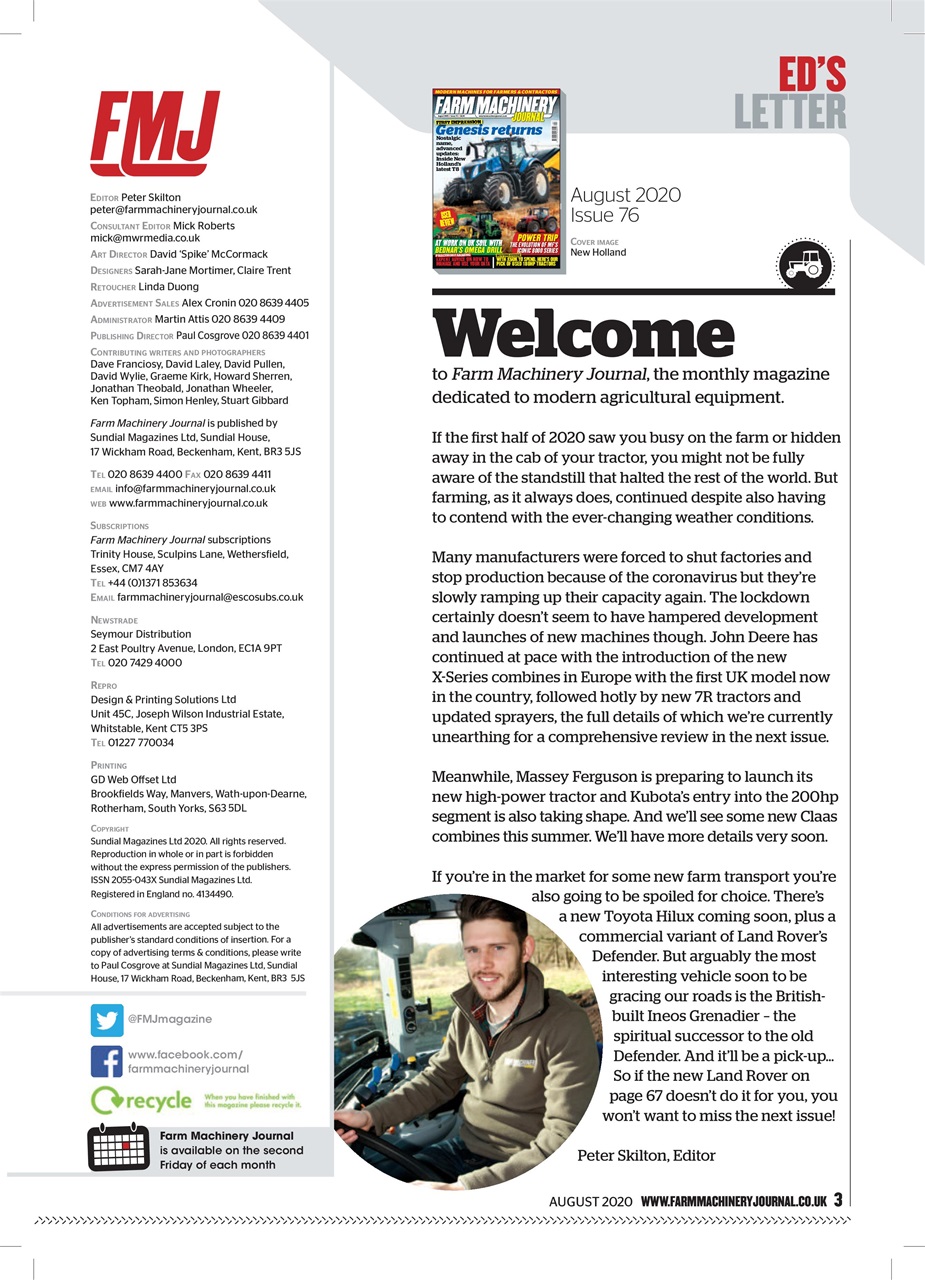 Farm Machinery Journal Preview Pages