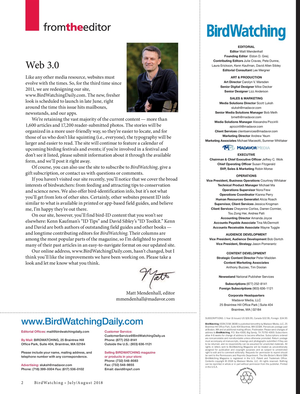 BirdWatching Preview Pages